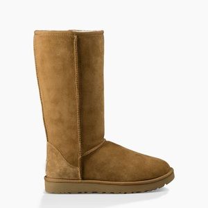Tall chestnut UGG boots size 10W!